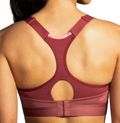Brooks Dare Racerback Womens Sports Bra - Red