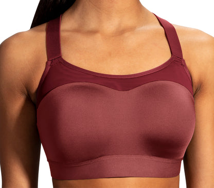 Brooks Dare Racerback Womens Sports Bra - Red