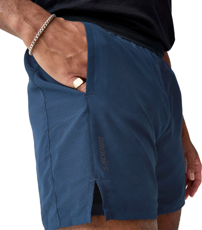Brooks Dash 2 In 1 Mens Running Shorts - Blue