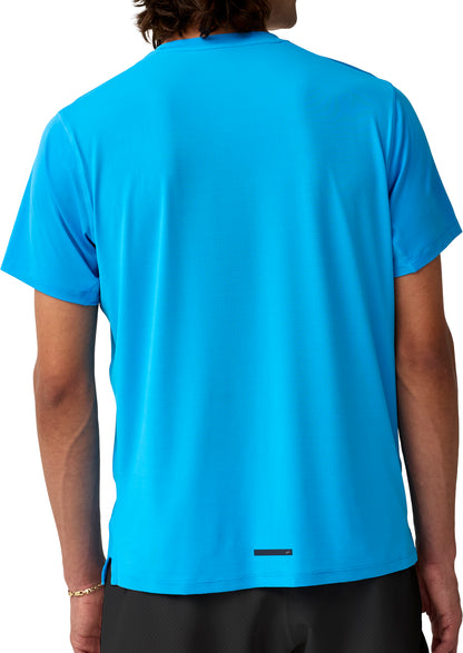 Brooks Dash Cooling Short Sleeve Mens Running Top - Blue