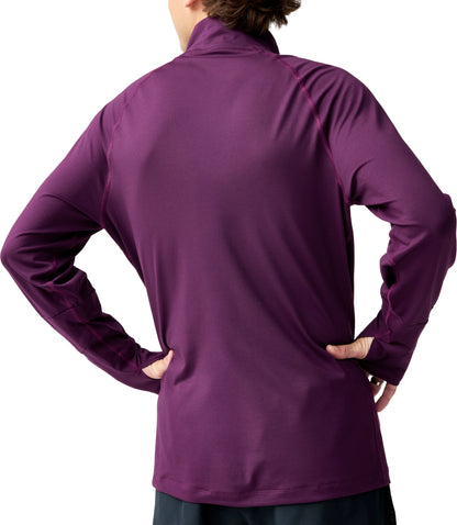Brooks Dash 3.0 Half Zip Long Sleeve Mens Running Top - Purple