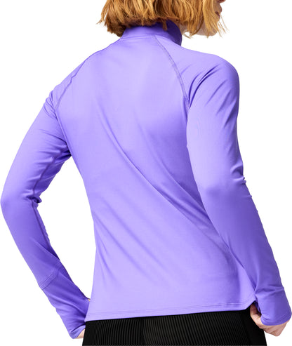 Brooks Dash 3.0 Half Zip Long Sleeve Womens Running Top - Purple