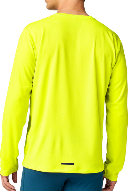 Brooks Dash Long Sleeve Mens Running Top - Yellow