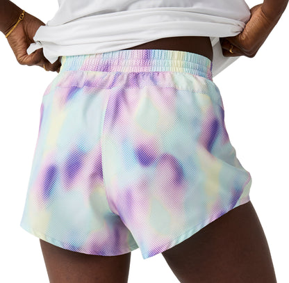 Brooks Dash Printed Womens Running Shorts - Purple