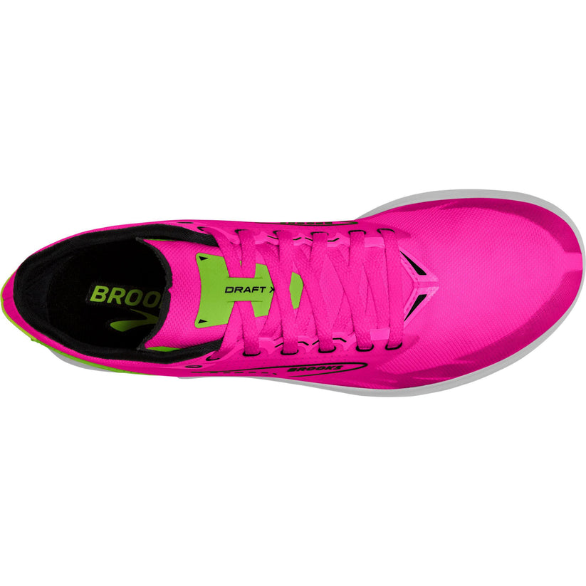 Brooks Draft XC Cross Country Running Spikes Pink Start Fitness