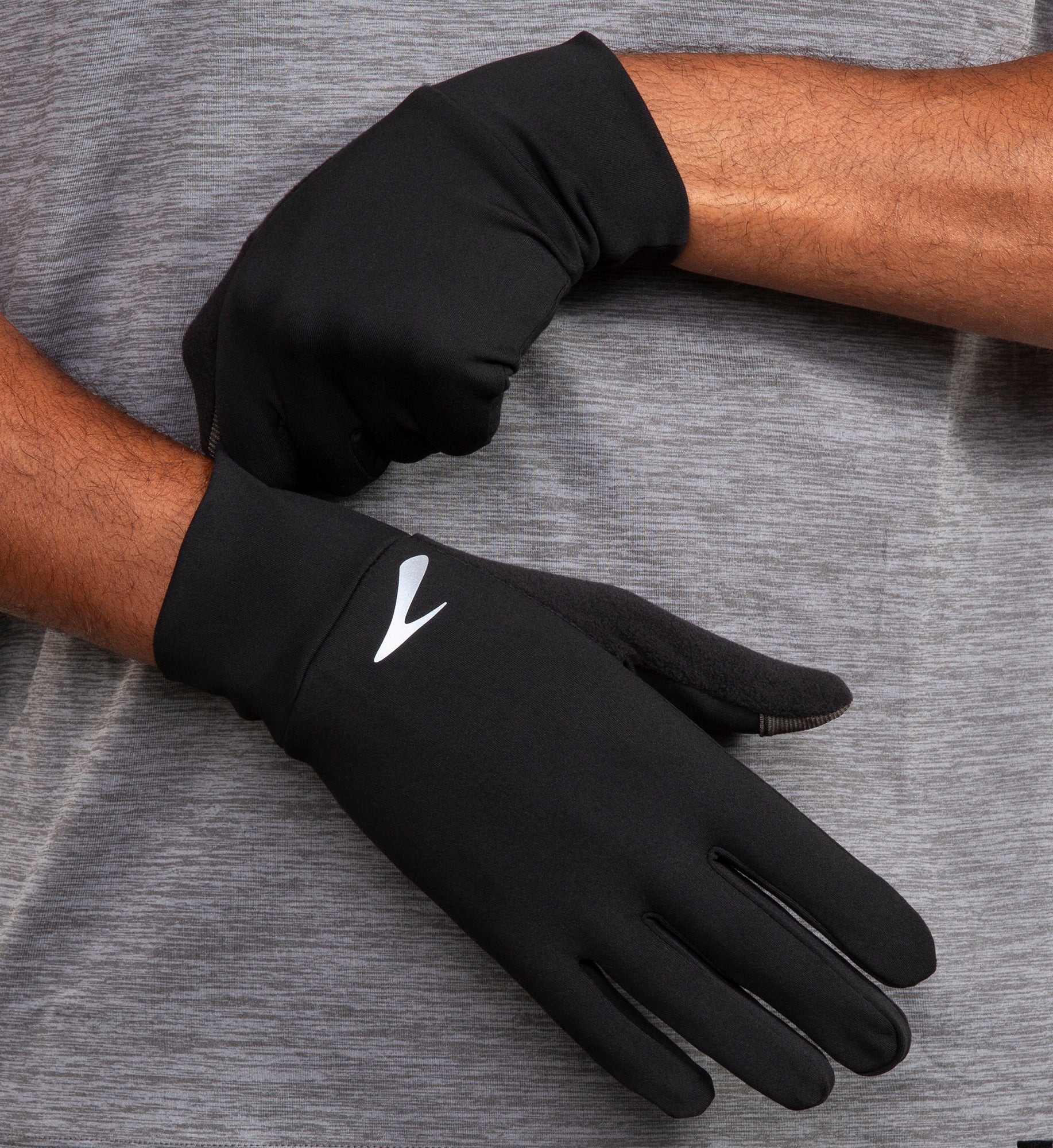 Brooks Fusion Midweight 2.0 Running Gloves Black Start Fitness