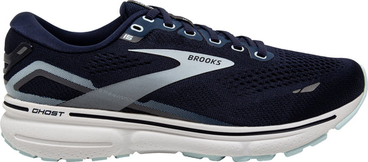 Brooks Ghost 15 WIDE FIT Womens Running Shoes - Navy