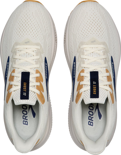 Brooks Ghost 17 Mens Running Shoes - Cream