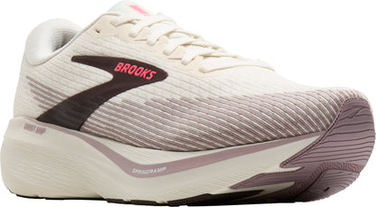 Brooks Ghost AMP Womens Running Shoes - Cream