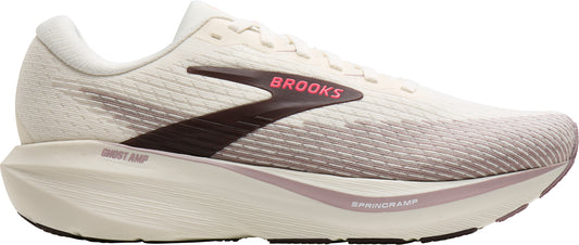 Brooks Ghost AMP Womens Running Shoes - Cream