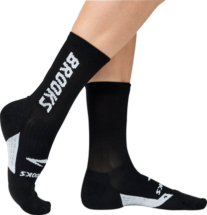 Brooks Ghost Crew Running Socks - Black