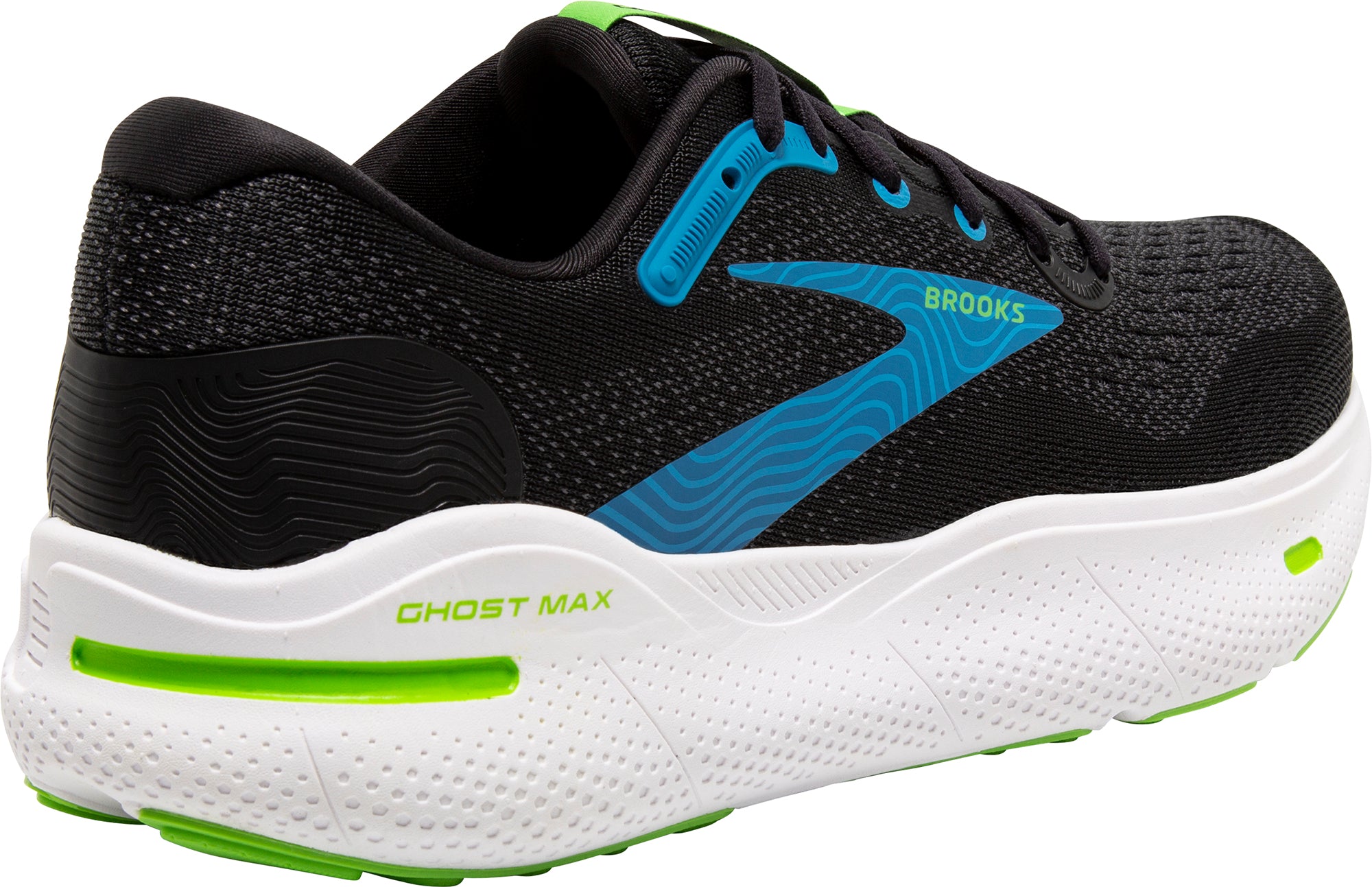 Brooks Ghost Max Mens Running Shoes Black Start Fitness