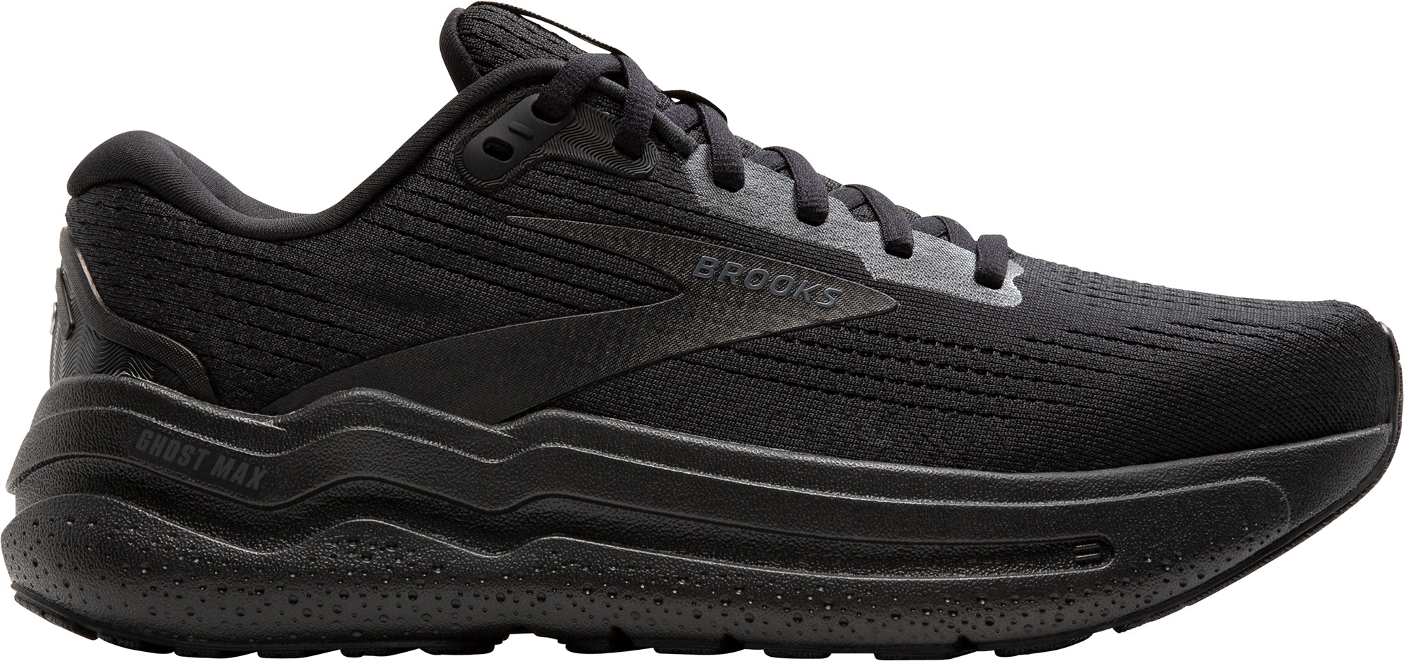 Brooks Ghost Max 2 WIDE FIT Mens Running Shoes Black Start Fitness