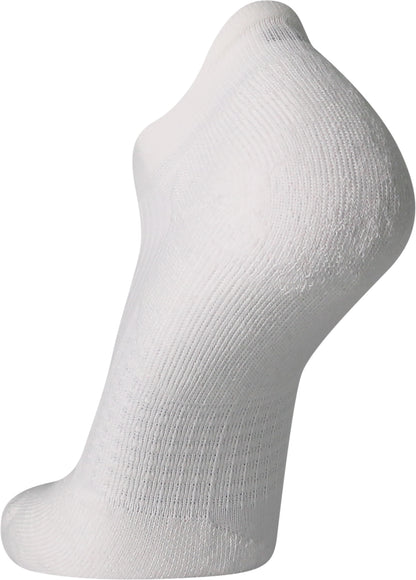 Brooks Ghost No Show Running Socks - White