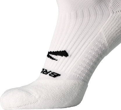 Brooks Ghost No Show Running Socks - White