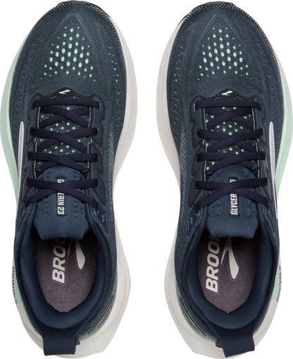 Brooks Glycerin 23 WIDE FIT Womens Running Shoes - Blue