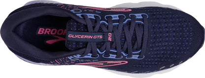 Brooks Glycerin GTS 20 Womens Running Shoes - Navy