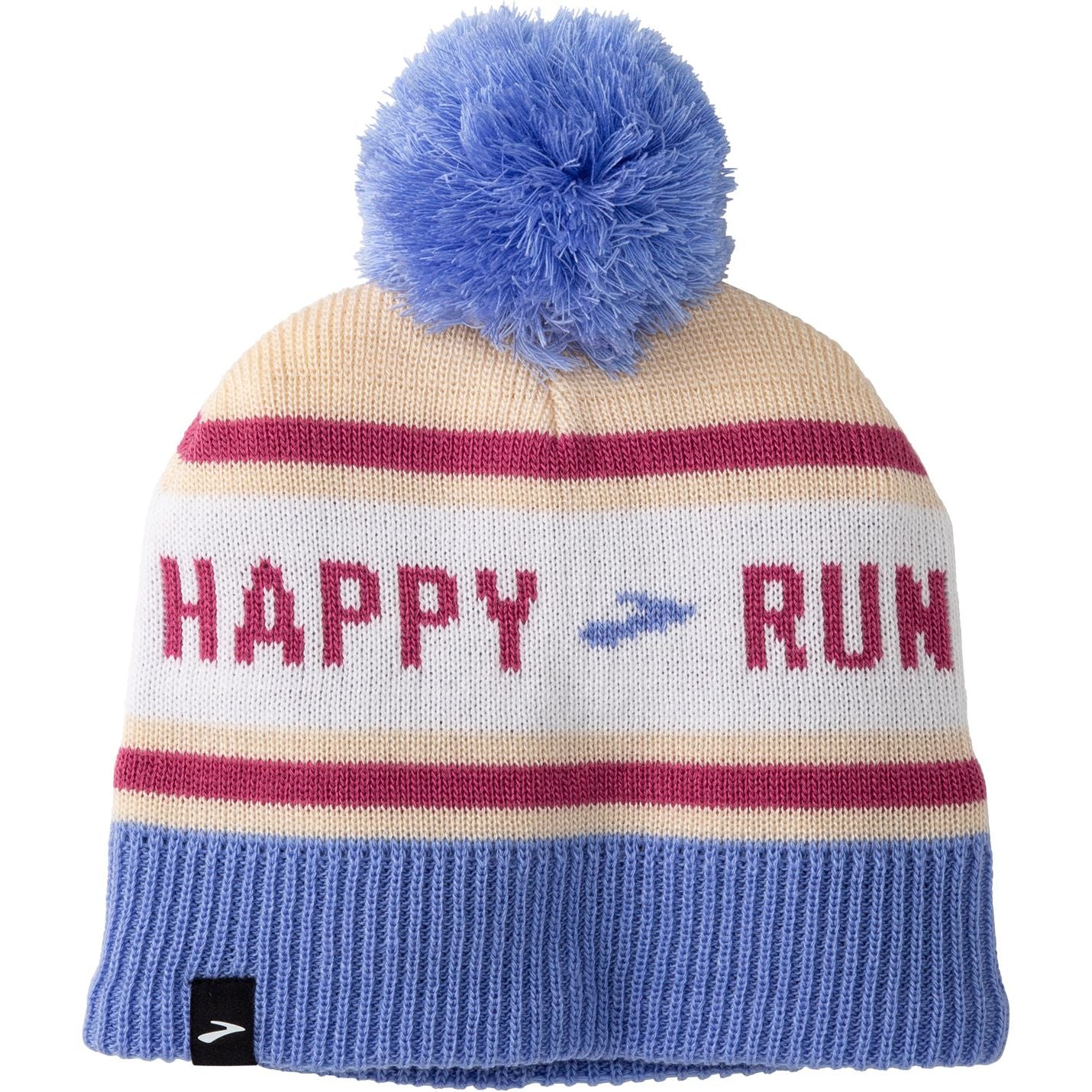 Brooks Heritage Pom Beanie Front - Front View