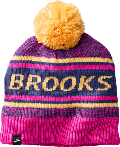 Brooks Heritage Pom Running Beanie - Pink