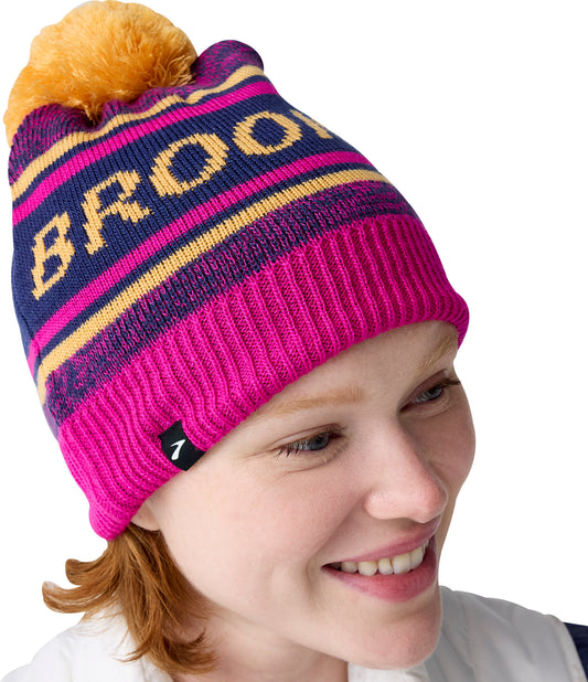 Brooks Heritage Pom Running Beanie - Pink
