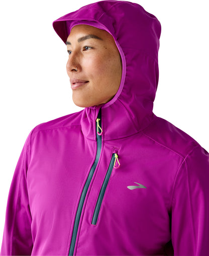 Brooks High Point 2.0 Waterproof Womens Running Jacket - Purple