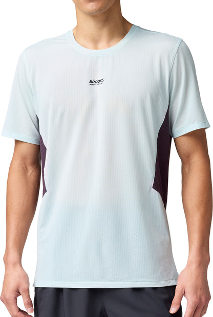 Brooks High Point 2.0 Short Sleeve Mens Running Top - Blue