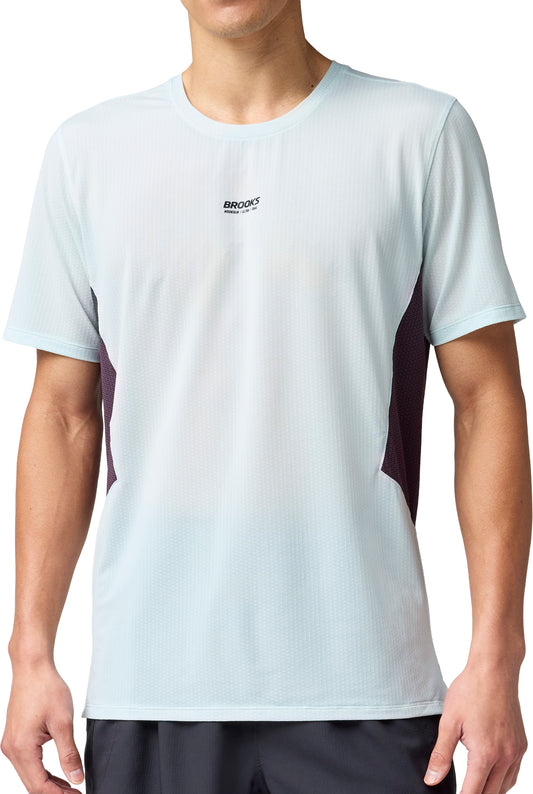 Brooks High Point 2.0 Short Sleeve Mens Running Top - Blue