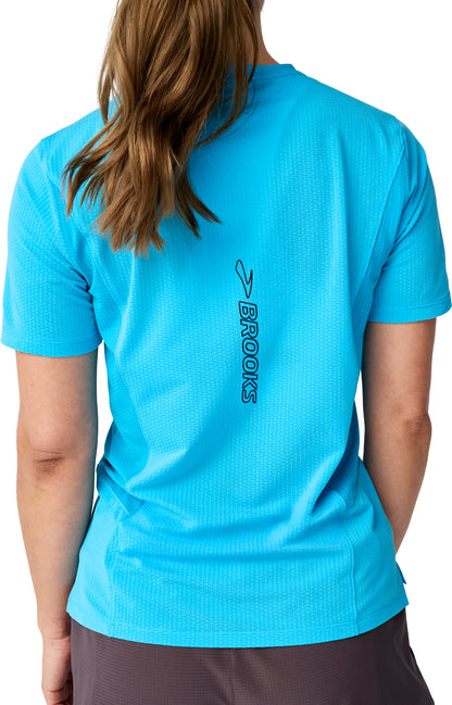 Brooks High Point 2.0 Short Sleeve Womens Running Top - Blue