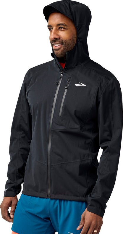 Brooks High Point 2.0 Waterproof Mens Running Jacket - Black