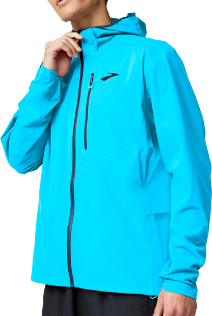 Brooks High Point 2.0 Waterproof Mens Running Jacket - Blue