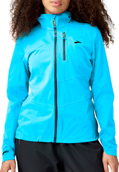 Brooks High Point 2.0 Waterproof Womens Running Jacket - Blue