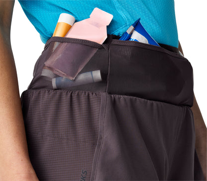 Brooks 3 Inch High Point 2.0 2 In 1 Womens Running Shorts - Grey