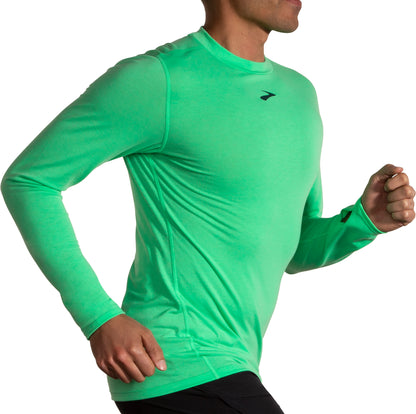 Brooks High Point Long Sleeve Mens Running Top - Green