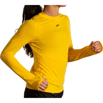 Brooks High Point Long Sleeve Womens Running Top - Yellow