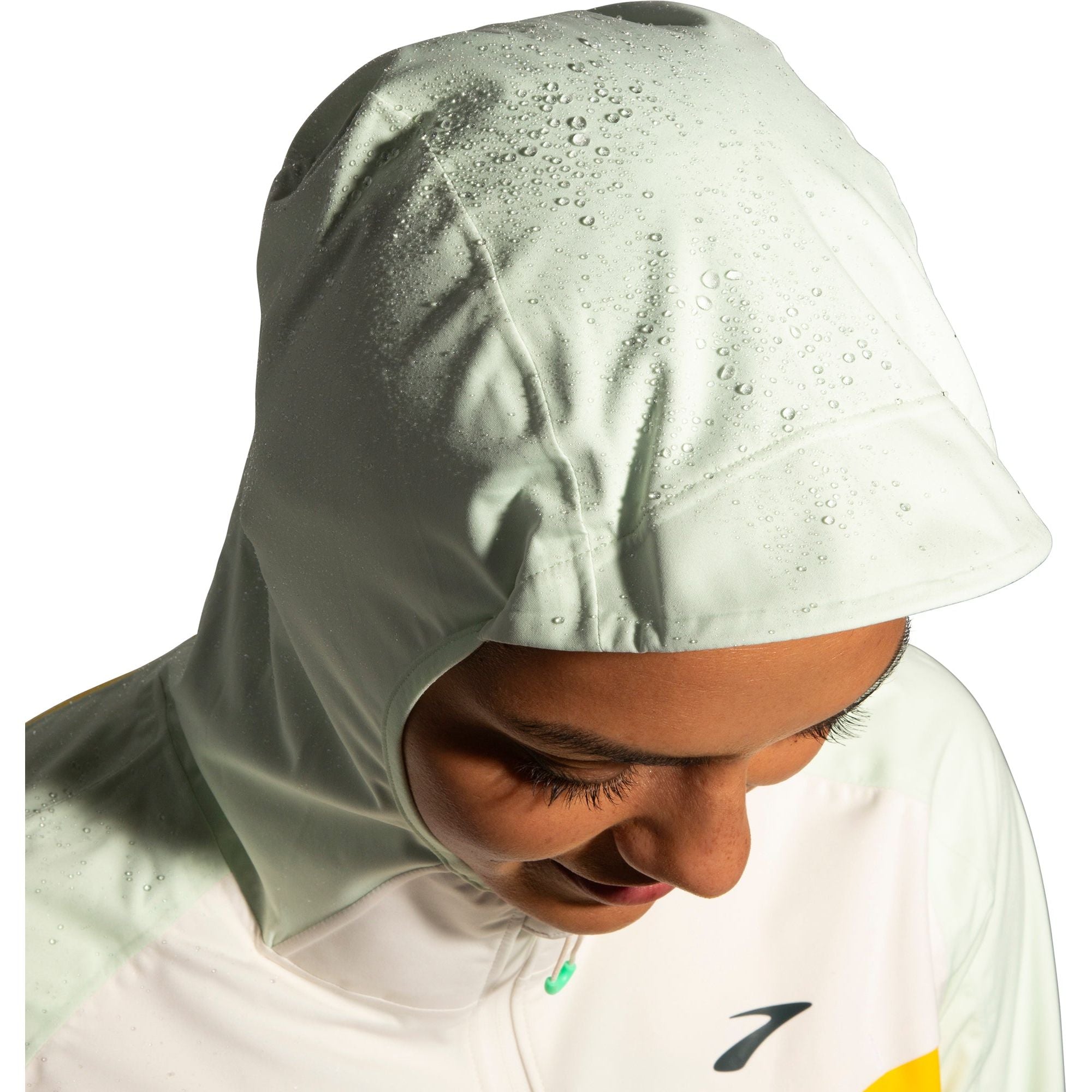 Brooks High Point Waterproof Womens Running Jacket Yellow Clothing
