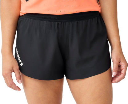 Brooks Hyperion Elite Womens Split Running Shorts - Black