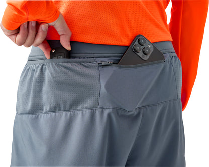 Brooks Journey 5 Inch Mens Running Shorts - Grey
