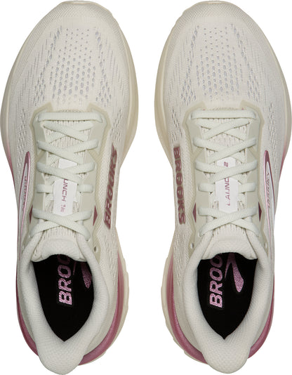 Brooks Launch 12 Womens Running Shoes - Cream