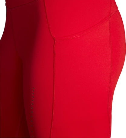 Brooks Method 3/4 Capri Womens Running Tights - Red