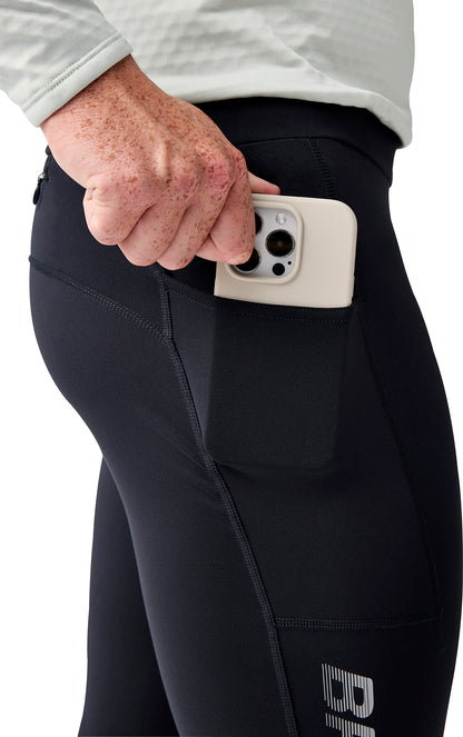 Brooks Momentum 2.0 Thermal Mens Long Running Tights - Black