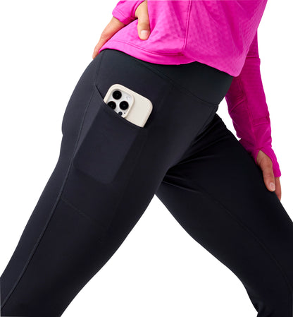 Brooks Momentum 2.0 Thermal Womens Long Running Tights - Black