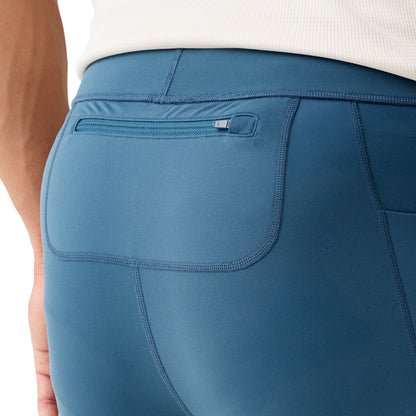 Brooks Momentum Thermal Reflective Mens Long Running Tights - Blue