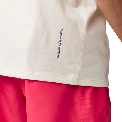 Brooks Movement Heavyweight Short Sleeve Mens Running Top - Cream