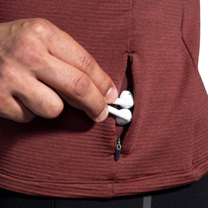 Brooks Notch Thermal Long Sleeve Detail
