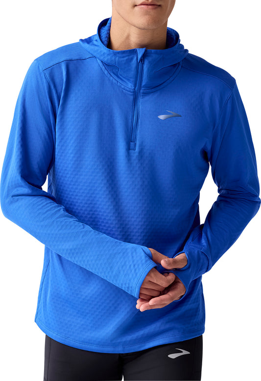 Brooks Notch Thermal 3.0 Mens Running Hoody - Blue