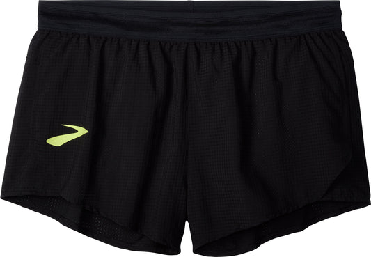 Brooks Pro Kit Split Mens Running Shorts - Black
