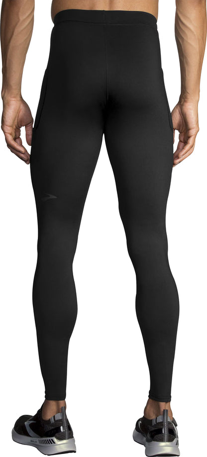 Brooks Source Mens Long Running Tights - Black