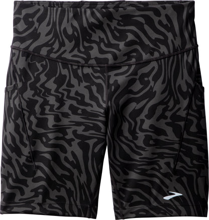 Brooks Spark 8 Inch Womens Short Running Tights - Black