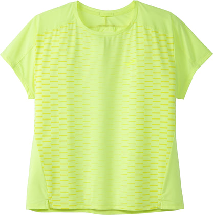 Brooks Sprint Free 2.0 Short Sleeve Womens Running Top - Yellow