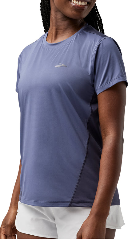 Brooks Sprint Free 3.0 Short Sleeve Womens Running Top - Blue
